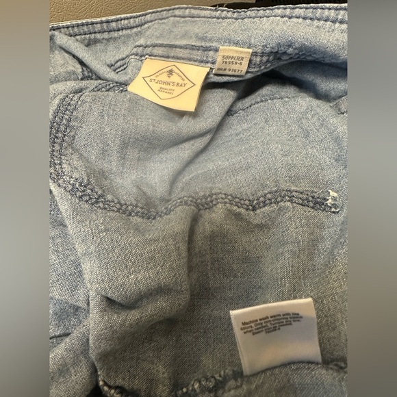 St. John's Bay Gray Cargo Shorts Relaxed Fit - Picture 9 of 10